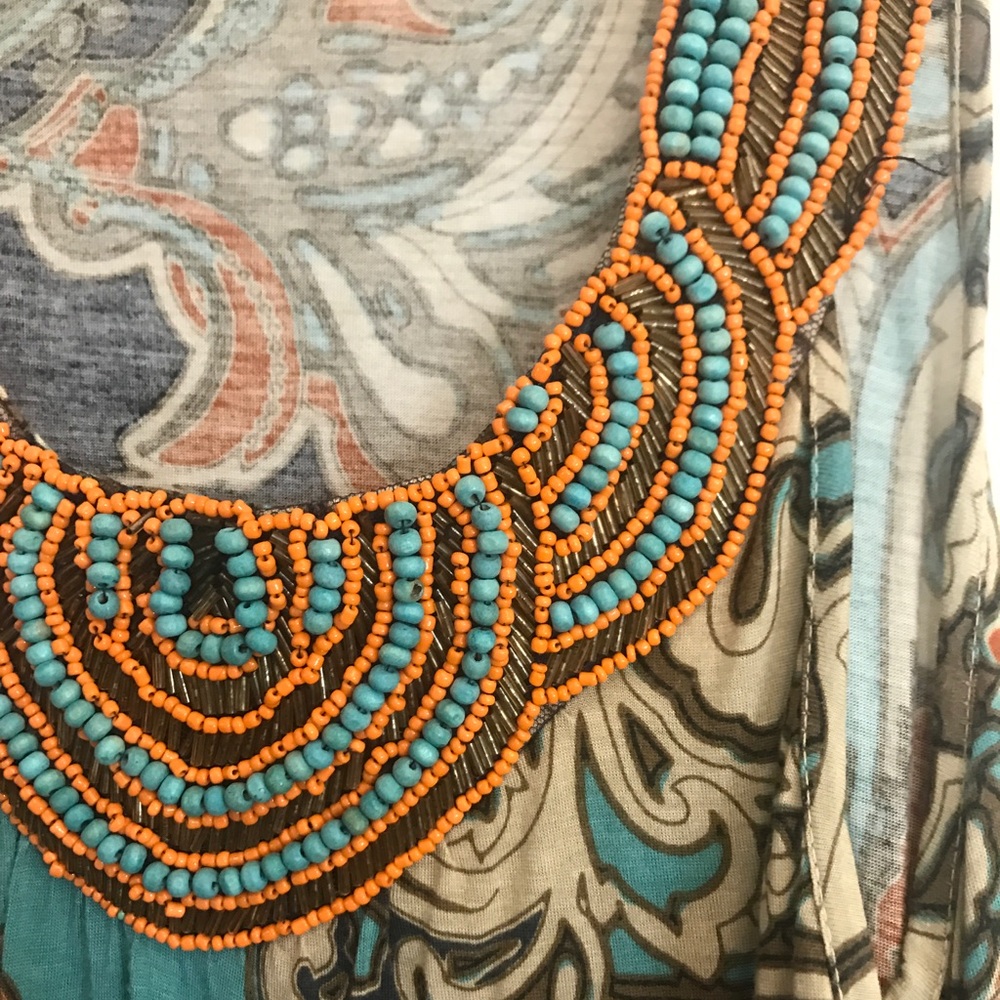 Cha Cha Vente • beaded top